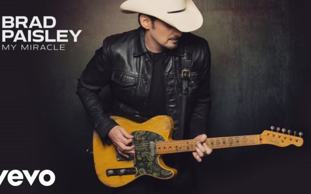 Brad Paisley “put[s] it all out there” and writes a love song for his “worst critic” with “My Miracle”