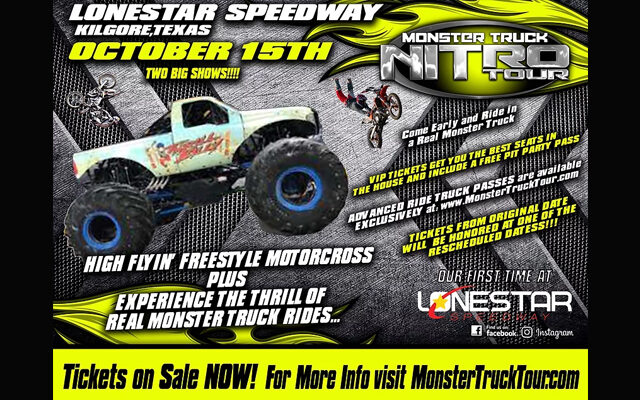 Win Tickets to See the Nitro Monster Truck Tour at Lonestar Speedway!