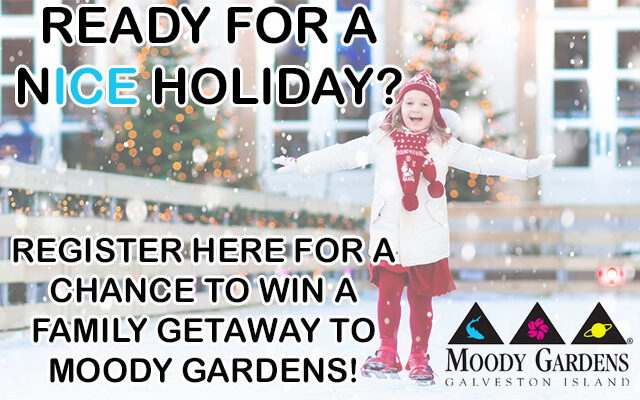 Enter Here For a Chance to Win a Holiday Getaway to Moody Gardens in Galveston
